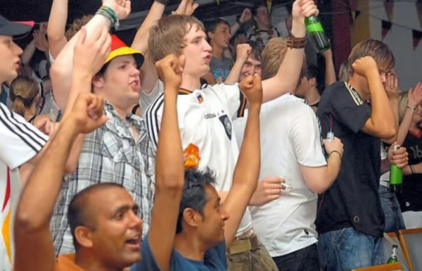 Public Viewing in der Kulturhalle