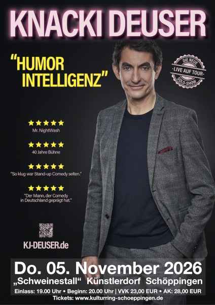 05.11.2026 - Knacki Deuser - Vorpremiere: Humorintelligenz